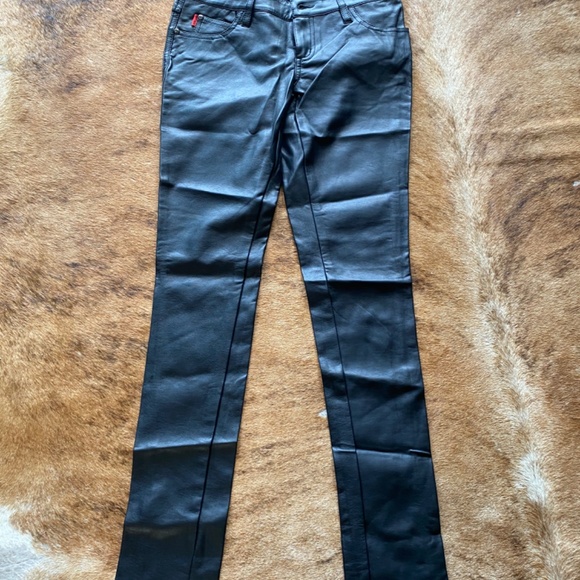Tripp NYC Black Faux Leather Pants - Picture 4 of 4